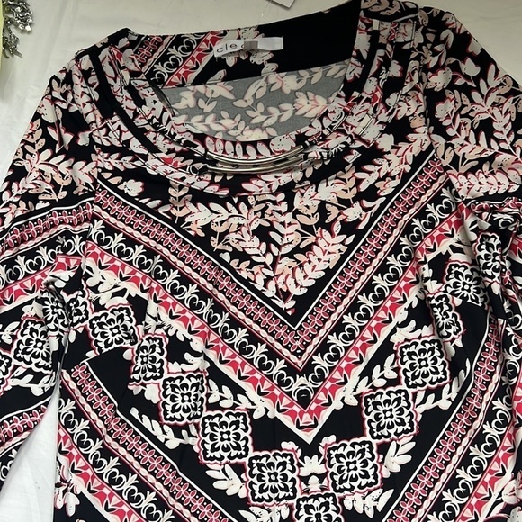 ⭐️nwt Cleo Mixed Print Shift Dress⭐️ - Picture 7 of 10